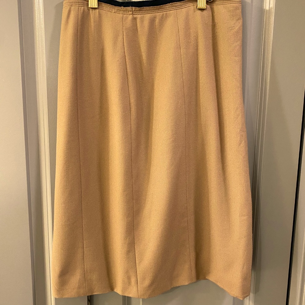 PRADA Camel Skirt so 42